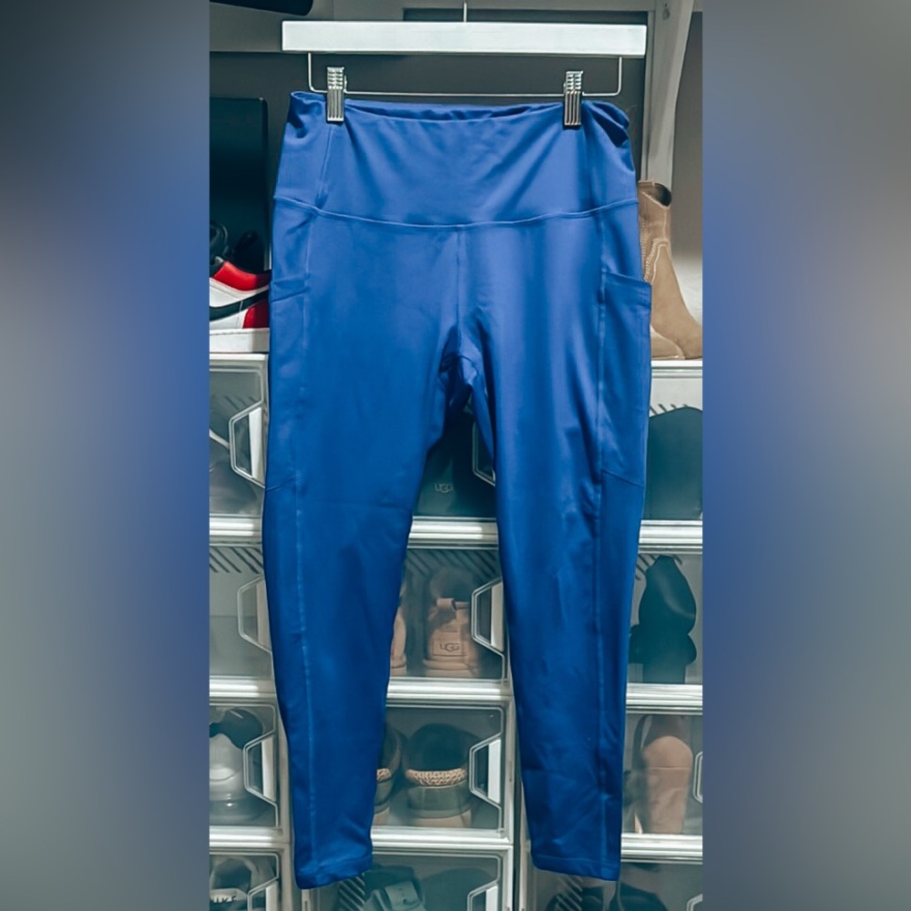 Z by Zella Blue Leggings with pockets